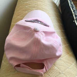 Pink sequins baseball hat